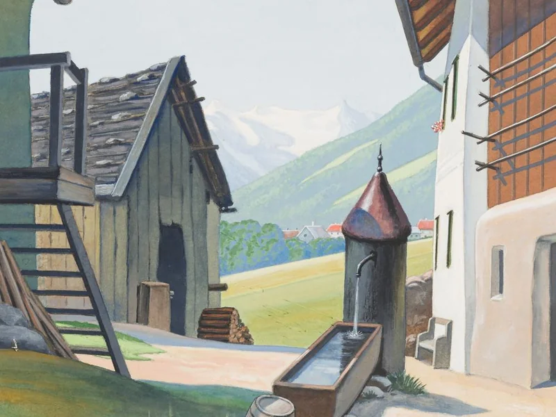 1890-Carl Christian Krayl - Casale di Stubaital